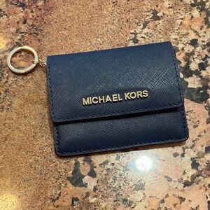 Michael Kors Dark Blue Key Holder
